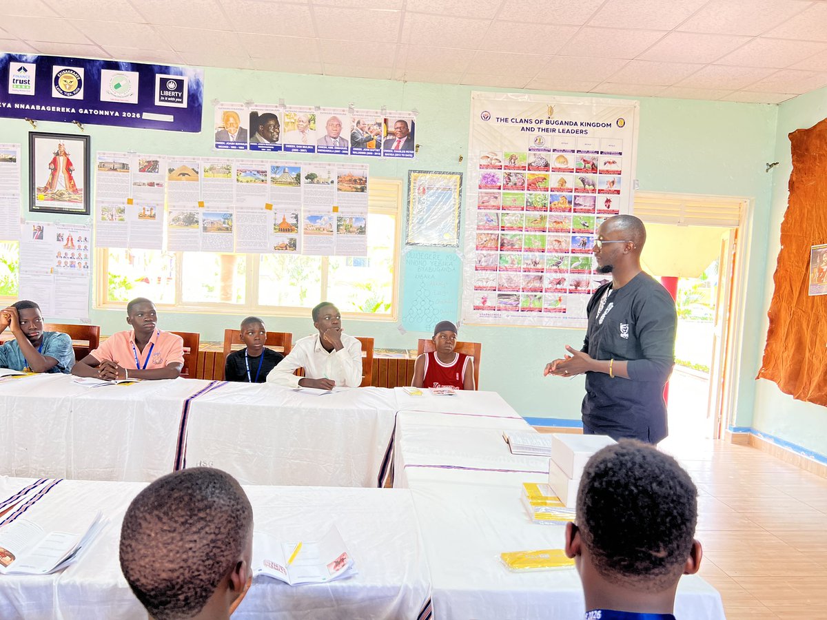 mtnug's tweet photo. .@TheBurnRadio3 and MTN Men at Work delivered a meaningful mentorship session for boys at Ekisaakaate Kya Nnaabagereka Gatonnya 2026, promoting Obuntubulamu as a foundation for mental wellness, resilience, and responsible leadership.

#Ekisaakaate2026 |#TogetherWeAreUnstoppable https://t.co/4Dk0LEgt74