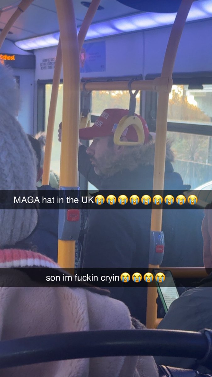 jus seen this on my bus 😭😭😭