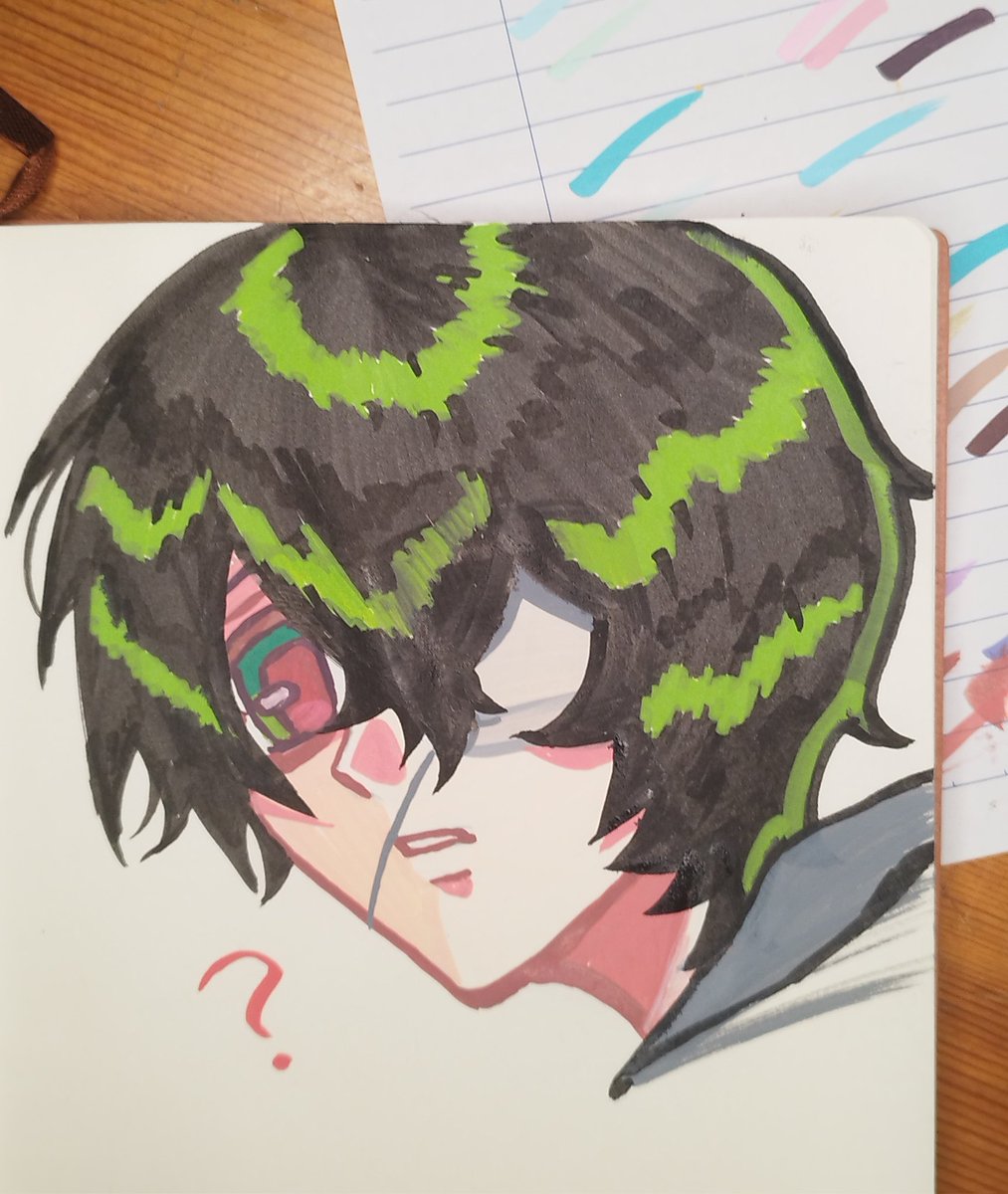 Bought some acrylic markers and I tested it out with Kylar

#DoL #DegreesofLewdity