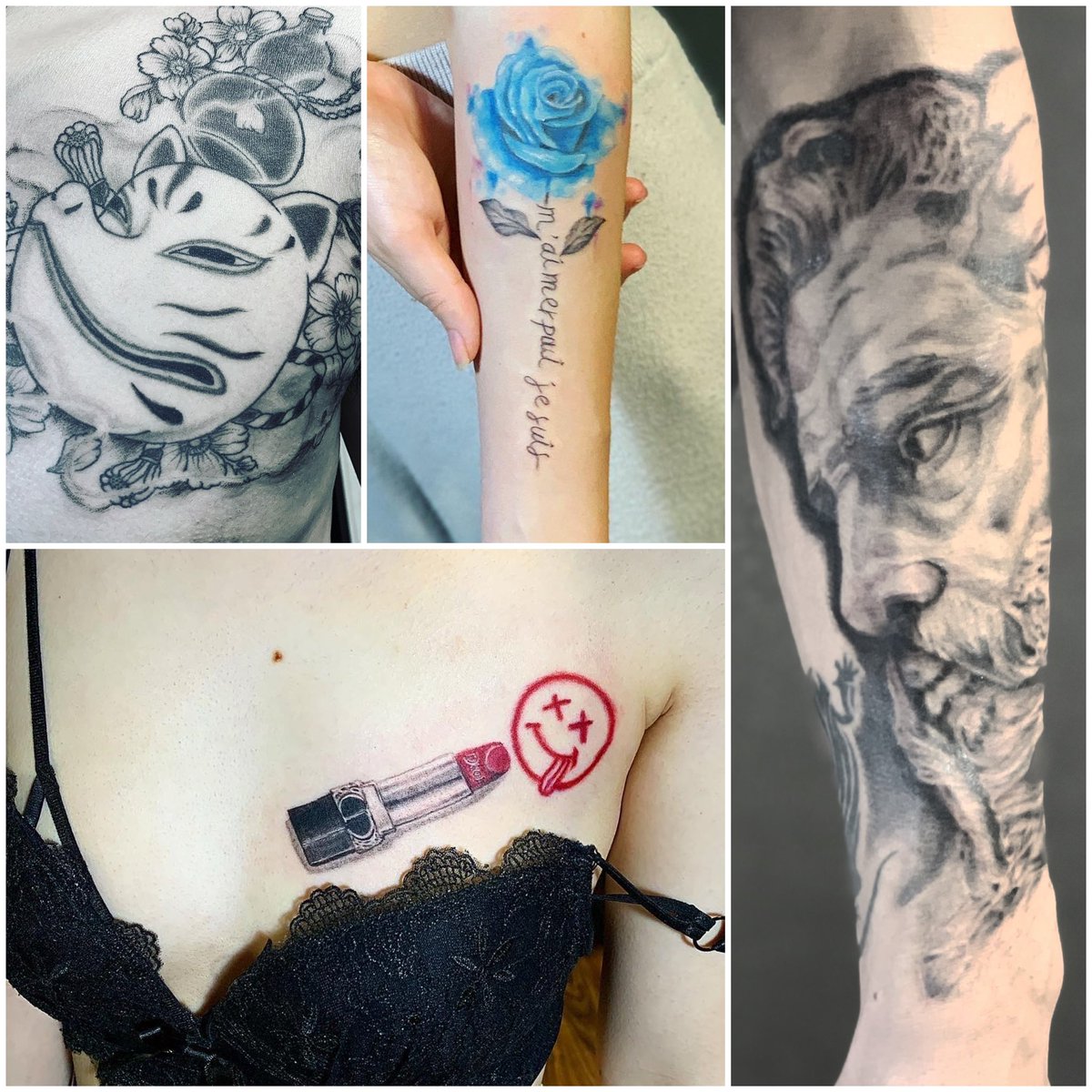 Reactions As Singer 2face Tattoos Names Of His Seven Children On His Arm, image size:1200x1200