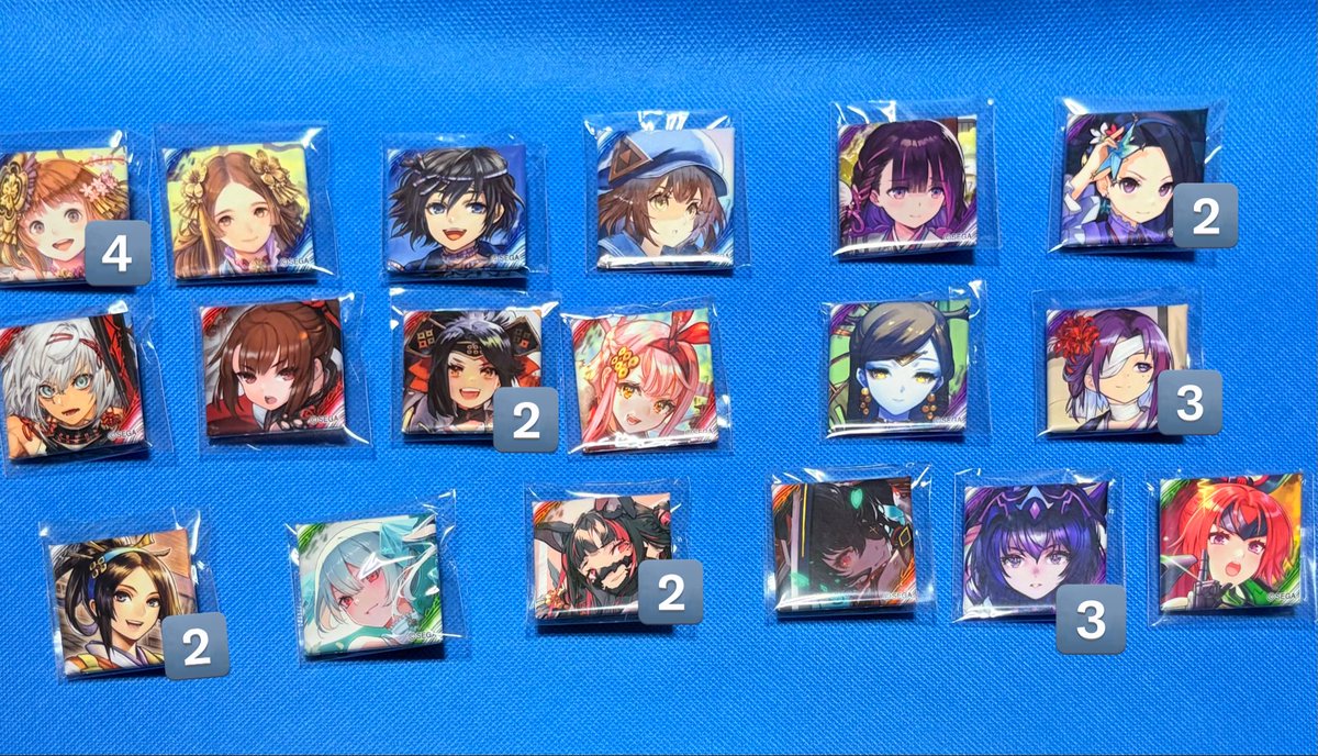 RT @tokitsu_crow: 【更新再掲】缶バッジトレード 福岡キャラバンにて