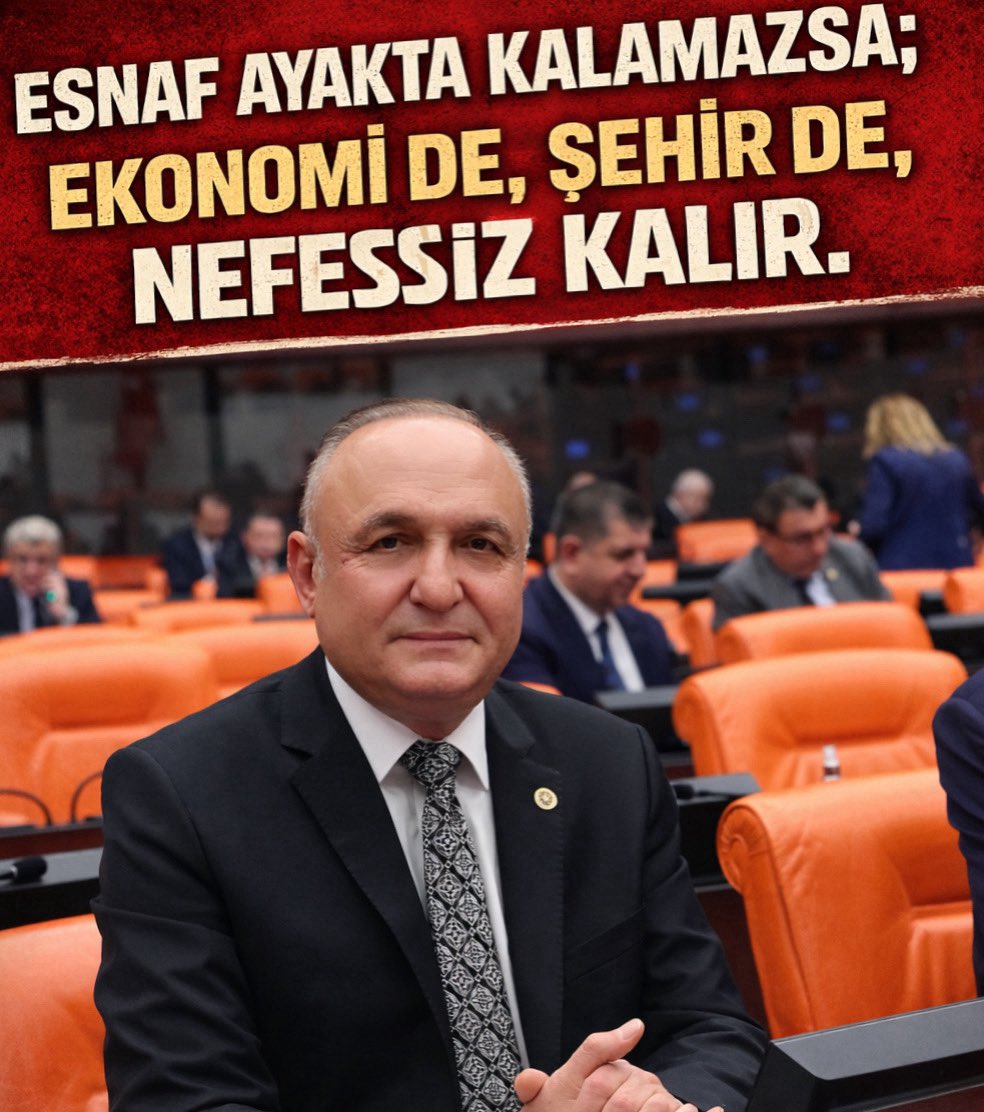 Son beş yılda yüz binlerce esnaf kepenk kapattı. Ayakta kalabilenler ise;
ağır vergi ve SGK yükleri, e-haciz uygulamaları, fahiş kiralar ve derinleşen hayat pahalılığı altında yaşam mücadelesi veriyor.

Bugün ortaya çıkan tablo, günü kurtaran pansumanlarla değil; kimseyi mağdur