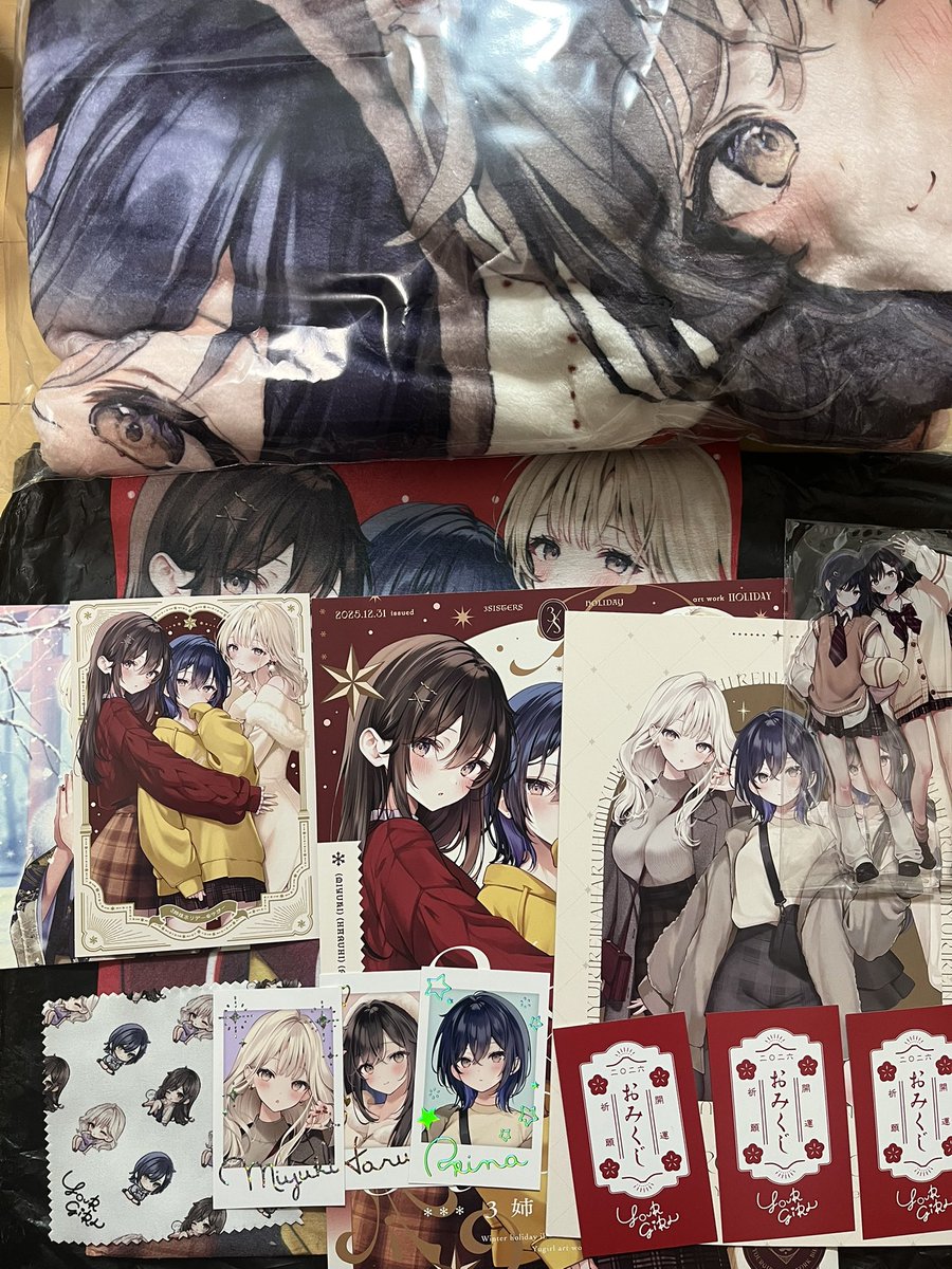 遅ればせながら ゆがー先生(@yugirlpict )の冬コミセットです