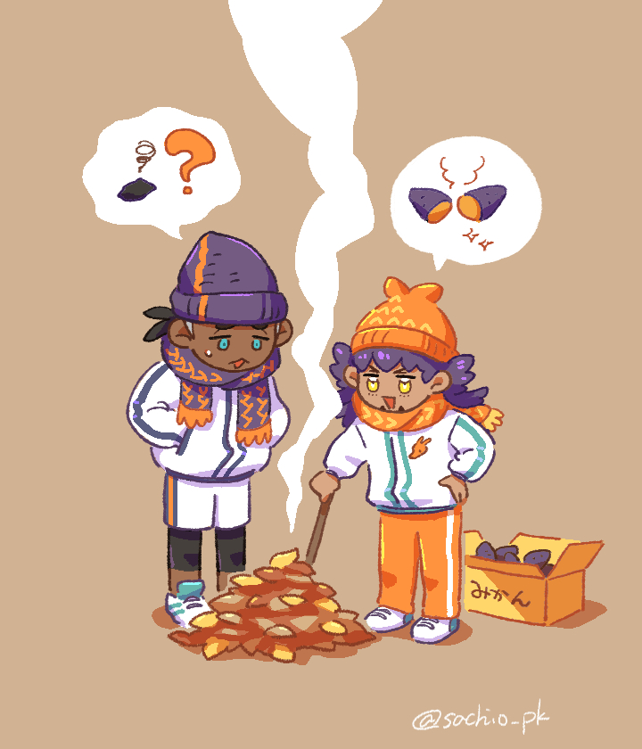 sachio_pk's tweet image. キダカレ企画で描かせて頂いたイラストです！
皆さんのイラストが素敵すぎる…！楽しい企画をありがとうございました✨
11月で焼き芋中な二人でした🍠
#REVELЯY2411_over #REVELЯY2411