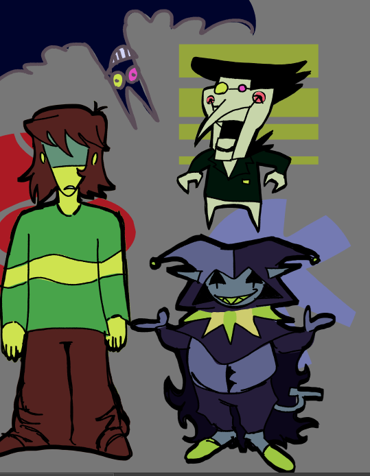 HoglinPunter's tweet image. deltarune stylization
