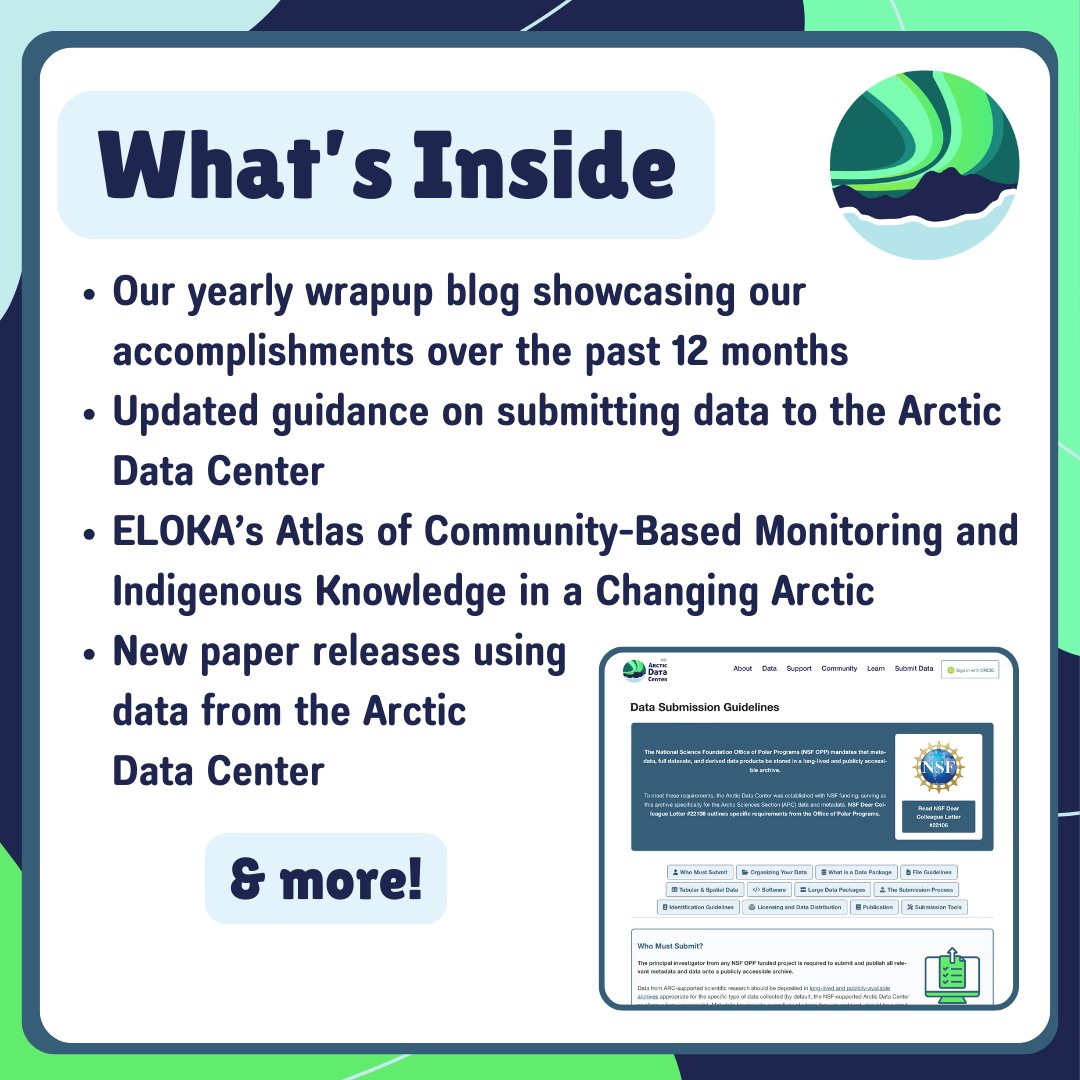 Arctic Data Center tweet media