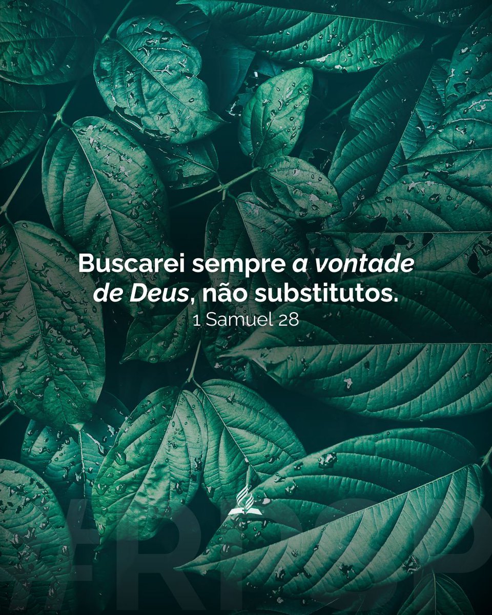 Nada substitui a voz de Deus na sua vida. Ouça a Ele primeiro. 📖
👉 Comente “amém” se você confia nos planos de Deus e compartilhe.

🙏🏼 #rpsp #PrimeiroDeus #1Samuel28

📖 🎧 adv.st/reavivadospors…