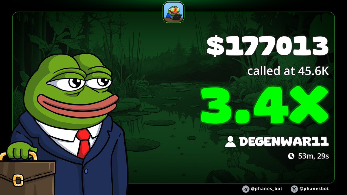 DegenWar01's tweet photo. 3x Pump on my alpha call on $177013
CA>>
5dXhiEBib7DQUiegy5hJxKLwoJQnQDczjBYJW8SRpump
#memecoin #solana #Dgen https://t.co/3sCywbY7bn