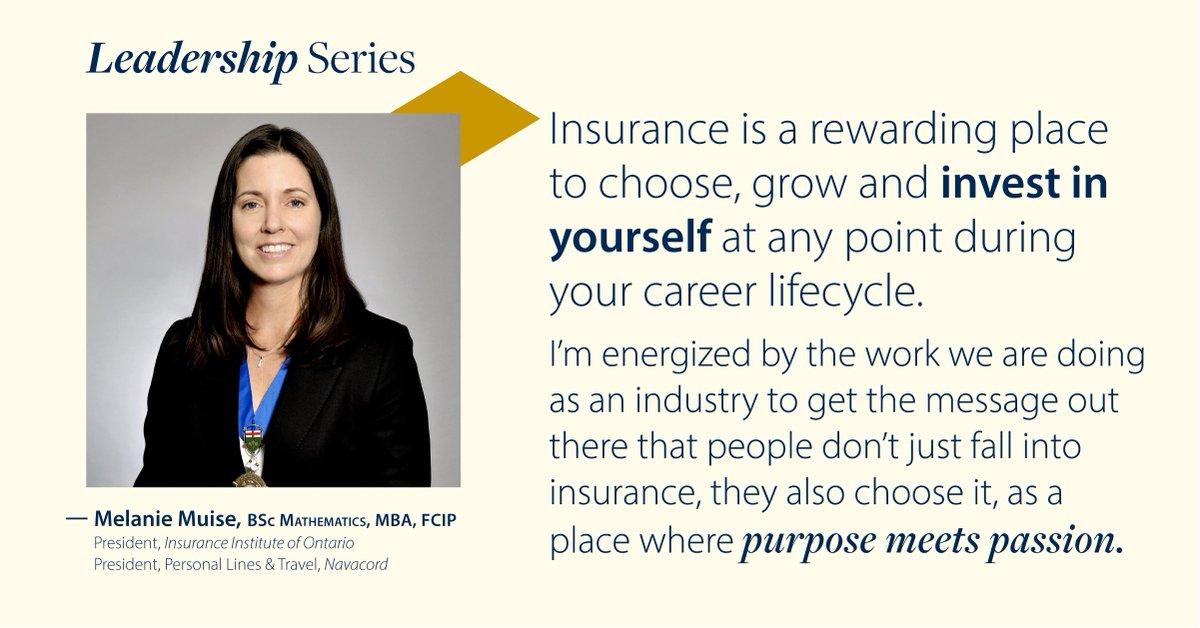 Our Leadership Series is a chance to get to know leading industry executives as we discuss questions that matter to our industry. It’s important to get word out that careers in insurance have not just kept up with the times, but lead in tech, innovation and purposeful careers.