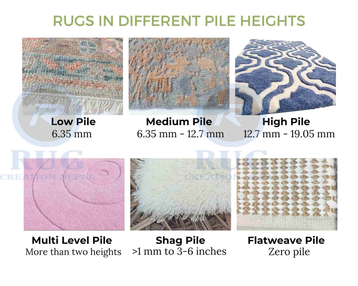 NepalRug's tweet photo. "Not all rugs are created equal. Understanding pile height can turn a rug from ordinary to extraordinary. 

Our Medium Post: https://t.co/1rX79ExfH9

#InteriorDesign #HandKnottedRugs #LuxuryLiving #RugTips #Rugcreationnepal https://t.co/uVNPQdKK8Z