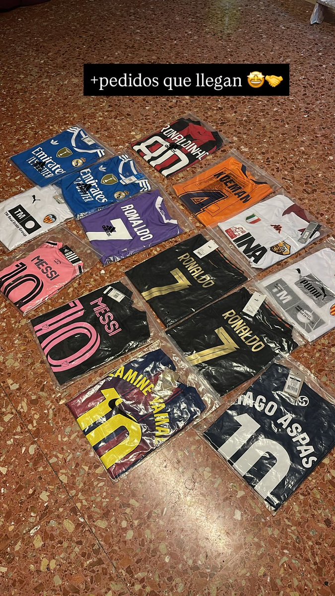 Seguimos recibiendo pedidos 🤩
Hay unas cuantas joyas… 
Gracias por la confianza siempre❤️
#futkit #futbol