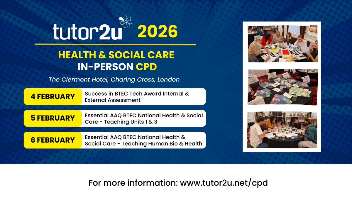 tutor2u Health & Social Care tweet media