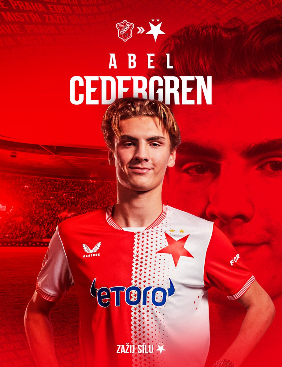 🇳🇴 Abel Cedergren v sezoně 2025 nastřílel 4 góly za tým Stabæku U19, dalších sedm zásahů přidal za B-tým. 

Ve svých šestnácti letech si připsal také pět startů za první tým Stabæku. Nyní se připojuje k #SKSBtym

Velkommen til Slavia! 🍀

📰 slavia.cz/article/23776