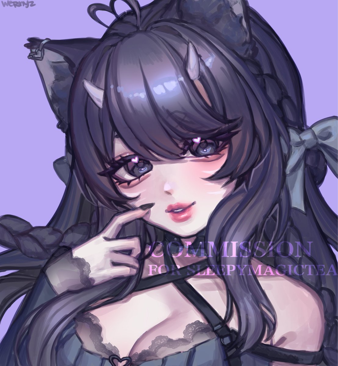 for sleepymagictea 🐈‍⬛💗🌸