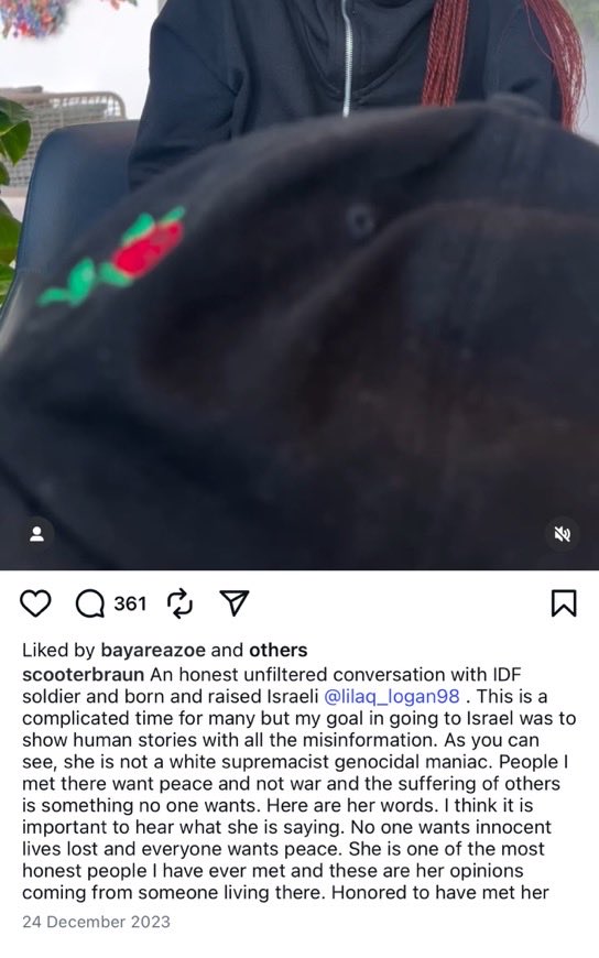 Elias_posts's tweet image. Hey Ariana Grande fans 

You are mad at her for taking a pic with Noah, when he last spoke about Israel 3 years ago when he was 18 &amp;amp; thought Israel was the one getting attacked &amp;amp; Zionism meant a safe place for Jews but you are ok wit her chilling with Scooter, who love the idf.