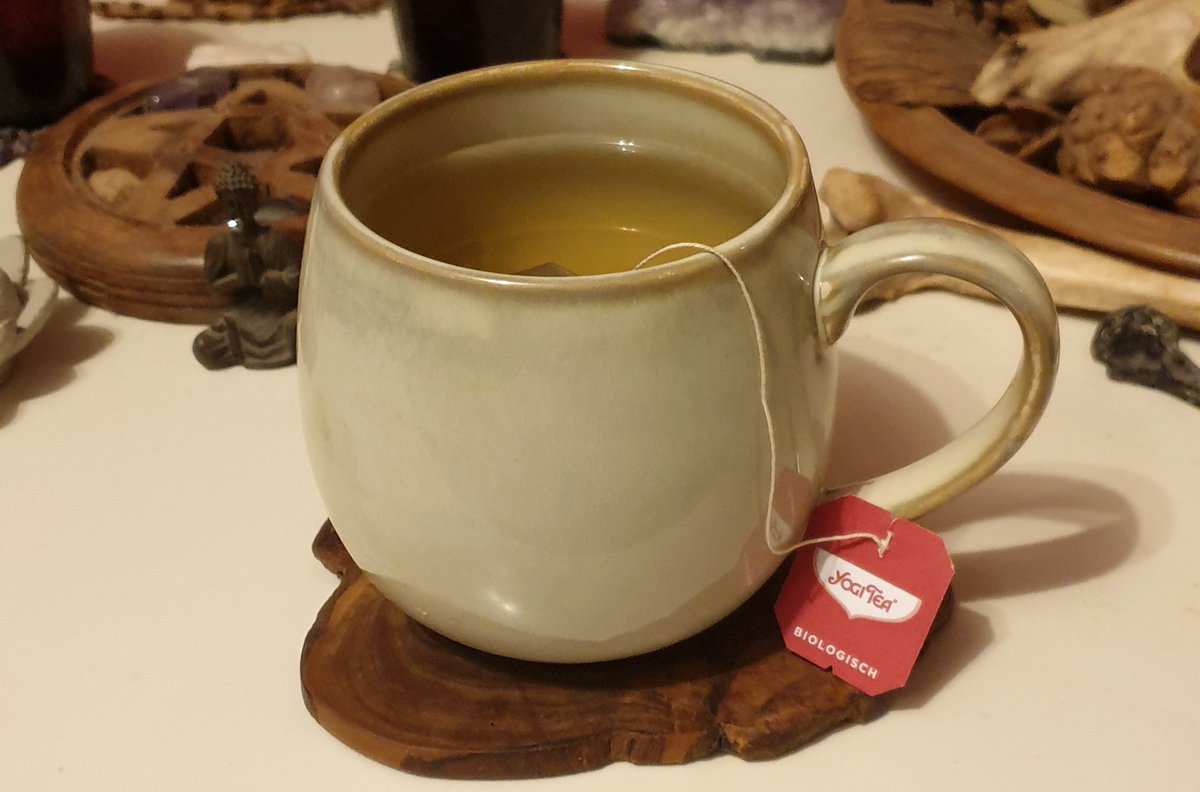 raincandyED's tweet image. Tea of the day  (TOTD)
"Ginger, Orange &amp;amp; Vanilla" 🍊

Drinking it while doing a quick stationary biking sesh to de-stress after work.