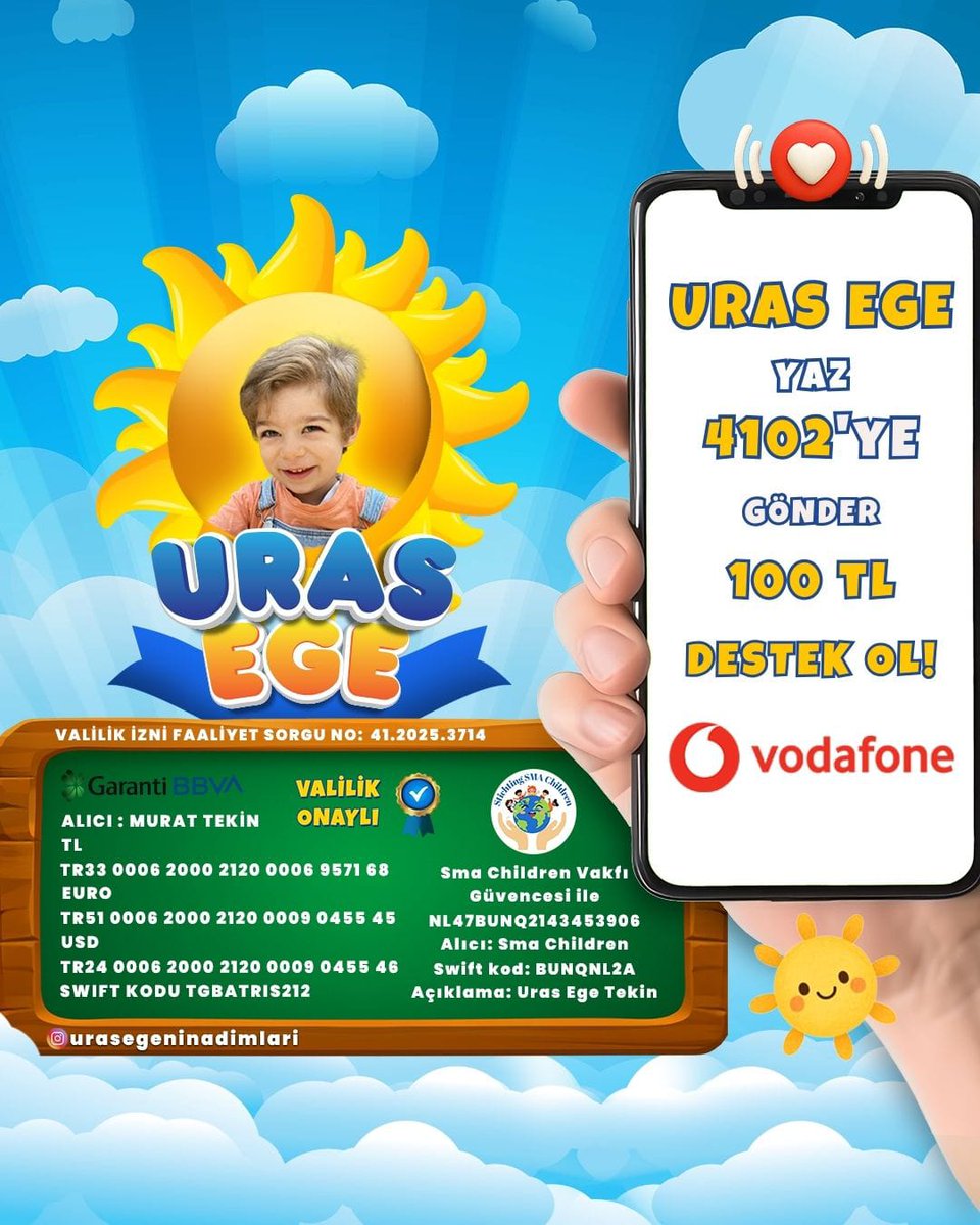 100 tl kucuk bir rakam ama uras ege icin buyuk anlam ifade ediyor #UrasEgeyeBirAdımOl