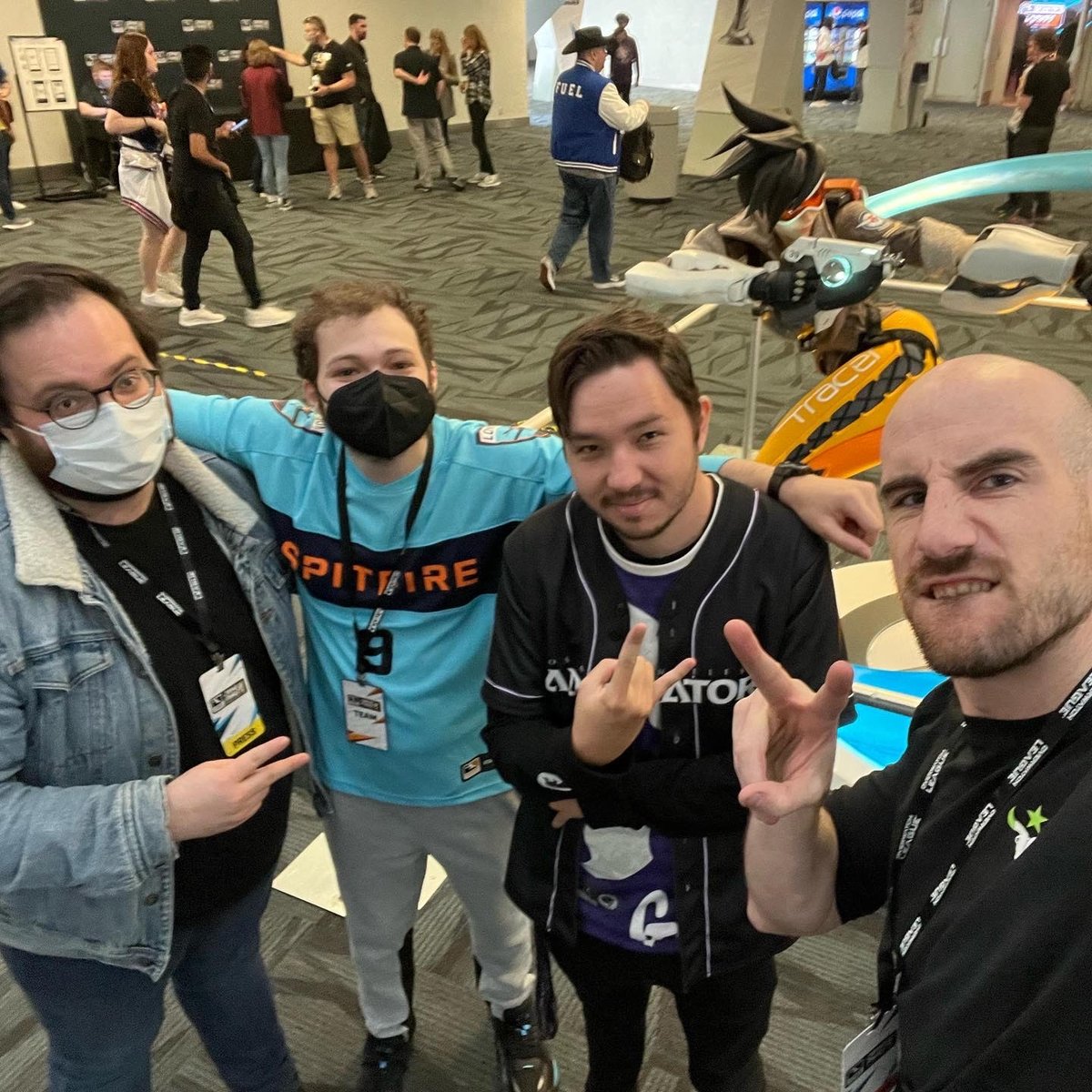 DramaKingMatt's tweet photo. This weekend I learned of the passing of one of the first friends I've met through gaming.

Patrick Dane was an excellent games writer with so much enthusiasm for this world.  He was also so genuinely warm, kind, and impossibly funny.

Hug your pals ♥️

(Pat here on the left) https://t.co/HMO12LSBCK