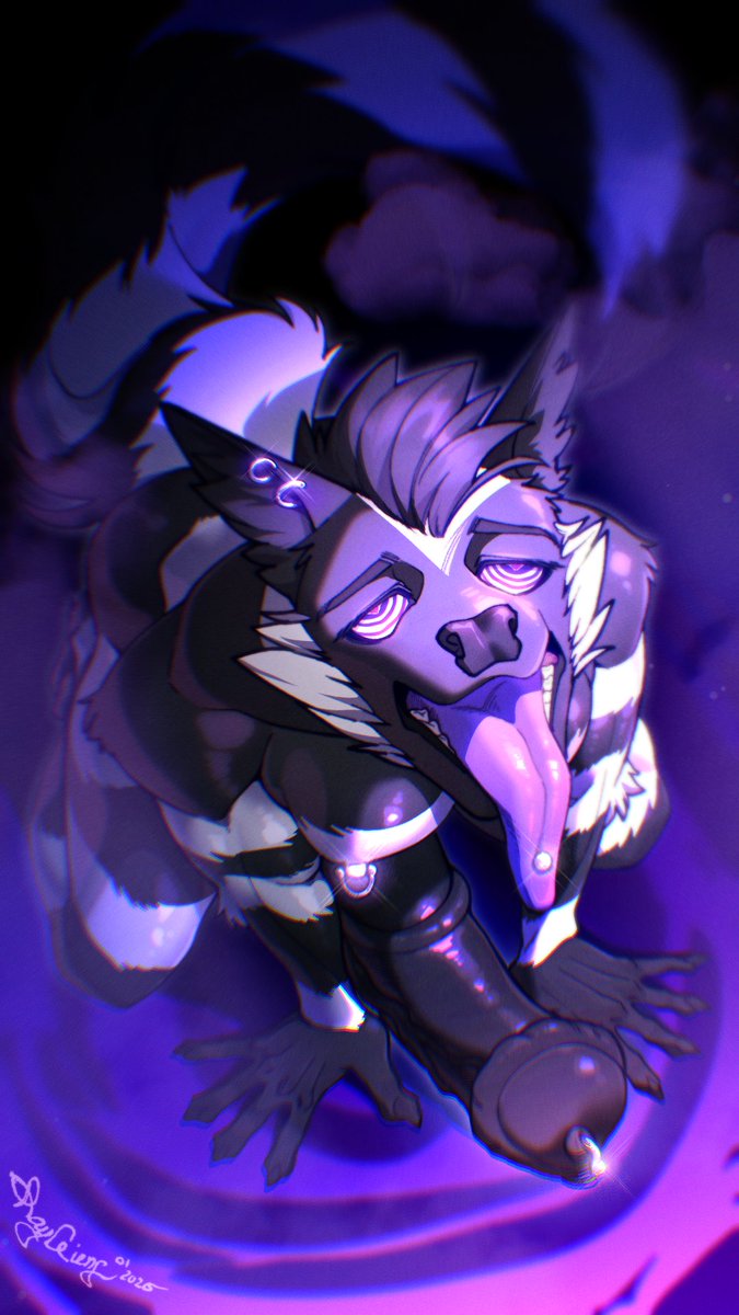 DarkLykus's tweet photo. Looks like the Year of the Horse is really hitting Lykus! Along with someone putting on some. . . enhancing piercings.. he's clearly not complaining!

Art done by the amazing @aetherjack1 And it's so good!!! https://t.co/FvoIPbgW1T