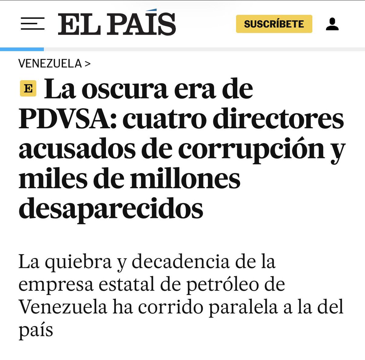 Curioso que a los defensores del petróleo venezolano nunca los vi protestar cuando salió a la luz el escándalo PDVSA-crypto. Un desfalco de VEINTE MIL MILLONES DE DÓLARES  ($20.000.000.000) que se repartieron entre unos pocos mientras los venezolanos buscaban comida en la basura.
