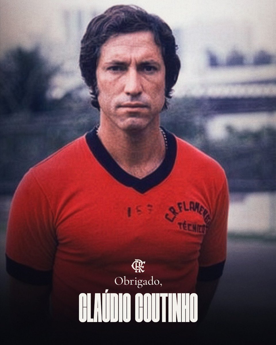 Flamengo's tweet photo. Hoje é dia de reverenciar um nome que marcou para sempre a história do Flamengo. Cláudio Coutinho foi muito mais do que um treinador: foi um visionário, um estudioso do jogo, que ajudou a transformar o Flamengo em referência de excelência e competitividade, sendo uma das figuras centrais na construção do DNA rubro-negro. Sob seu comando, o Mengão conquistou o Campeonato Brasileiro de 1980, além do tricampeonato Carioca, abrindo os caminhos para a era de ouro do MENGÃO.

Obrigado, Cláudio Coutinho. Sua marca é eterna no Flamengo. ❤️🖤

#aniversario
