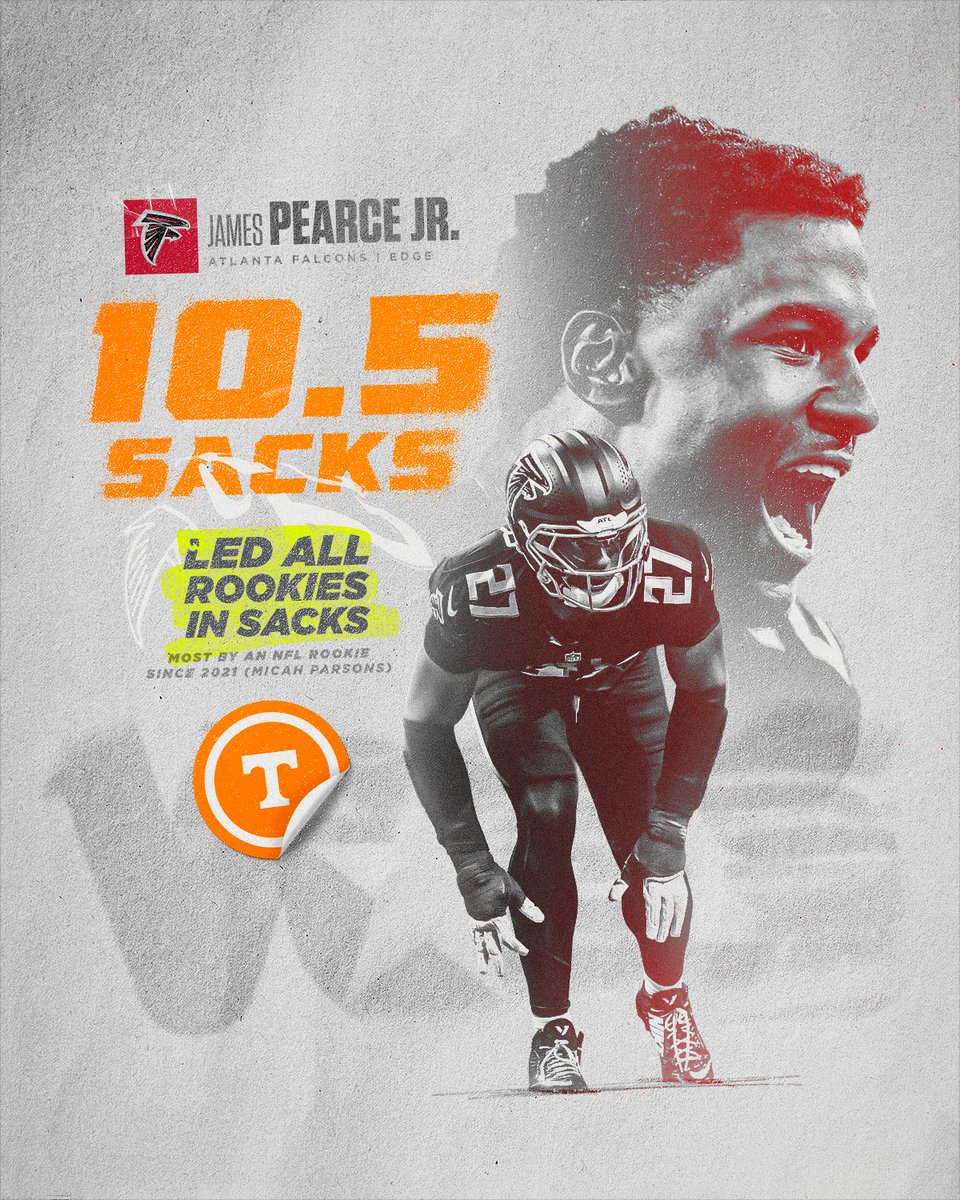 Vol_Football's tweet image. instant impact 😤

what a year for @JamesPearceJr10

#NFLVols | #GBO 🍊
