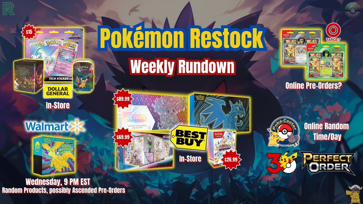 Captain’s Pokemon Restock News tweet media