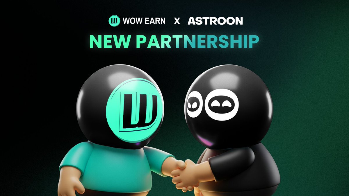 HapiDeFi's tweet photo. ☄️ WOW EARN x Astroon | Leveling Up Web3 Entertainment

Web3 entertainment is evolving, and this partnership is part of that shift.

WOW EARN is teaming up with @playastroon, a character driven entertainment universe where gaming, storytelling, and community ownership come together in one expanding IP.

Astroon is not just launching a game. It is building a full ecosystem that connects:
• Arcade style games built for fun and accessibility
• Animated stories shaped by the community
• Playable PFP NFTs with real utility
• Real world merchandise that bridges digital identity

Designed for scale beyond crypto natives, Astroon puts entertainment first while Web3 works quietly in the background.

At the center of it all is the $AST token, powering gameplay, governance, and shared rewards. It enables the community to help shape narratives, participate in value creation, and align with long term growth.

This partnership marks the start of deeper collaboration as WOW EARN and Astroon explore new ways to build immersive, community owned entertainment across Web3.

More to come. 🚀