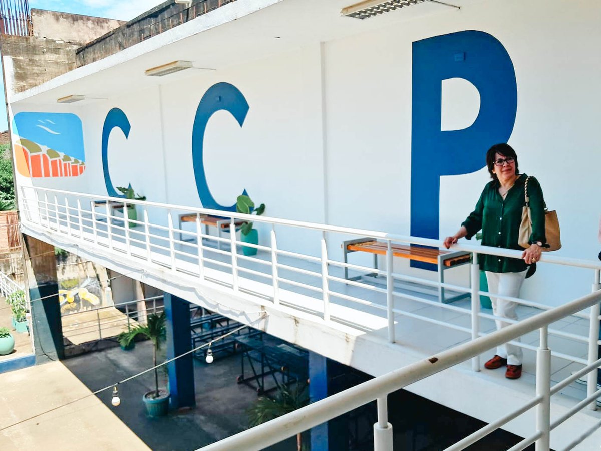 CCPSCZ's tweet photo. #CCP| VISITA
Iniciando este 2026 recibimos la visita de Alejandra Echazú Conitzer, la nueva presidenta de la @CulturaFCBCB .  Fue una alegría recorrer nuestros espacios  y compartir con la nueva autoridad el modelo de gestión que llevamos adelante 🙂. https://t.co/AfdHsu4QAZ