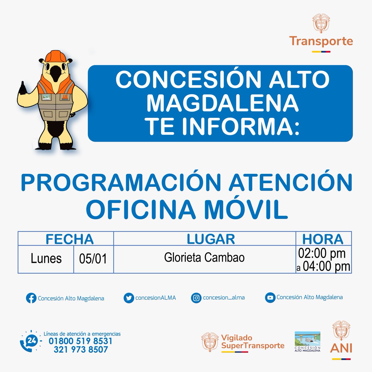 Concesión Alto Magdalena tweet media