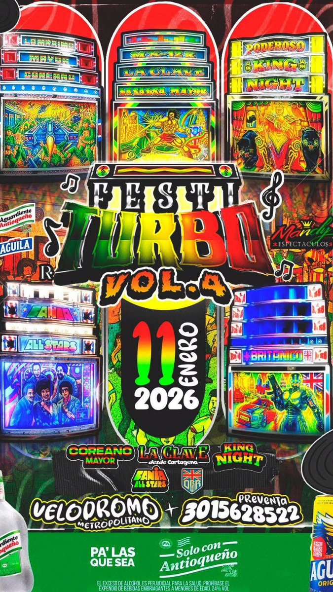 @technoproducciones Logística Oficial de Saneamiento Portátil de FestiTurboVolumen4
.
#ELCOREANOMAYOR 🇰🇷
#KINGNIGHT 🤴
#BRITANICOROBOCOP 🇬🇧
#LAFANIAALLSTAR de soledad 
#LACLAVESALSAMAYOR desde Cartagena
Patrocina @antioquenobaq
.
Alquiler de:
.
🚽 Baños portátiles
.
Barranquilla