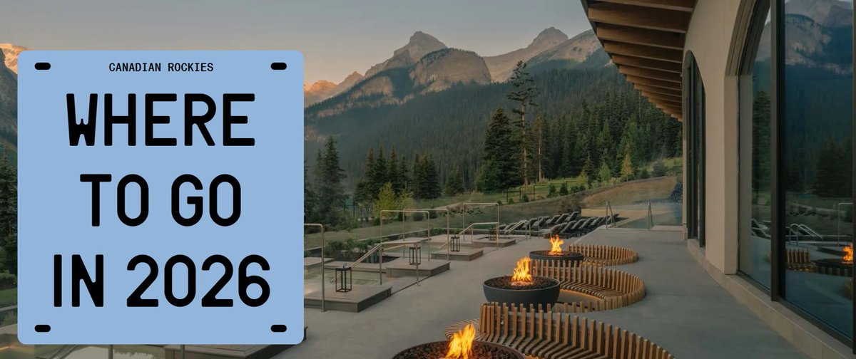 ABintheUSA's tweet image. .@business’ 10th annual #travel guide highlights the 25 best places to visit this year, each “brimming with new luxuries &amp;amp; creative energy”.❤️ to see the 🇨🇦 Rockies featured! bloomberg.com/graphics/best-… cc @luxury @ParksCanada @FairmontCLL @RimrockResort @FairmontJPL #ExploreAlberta