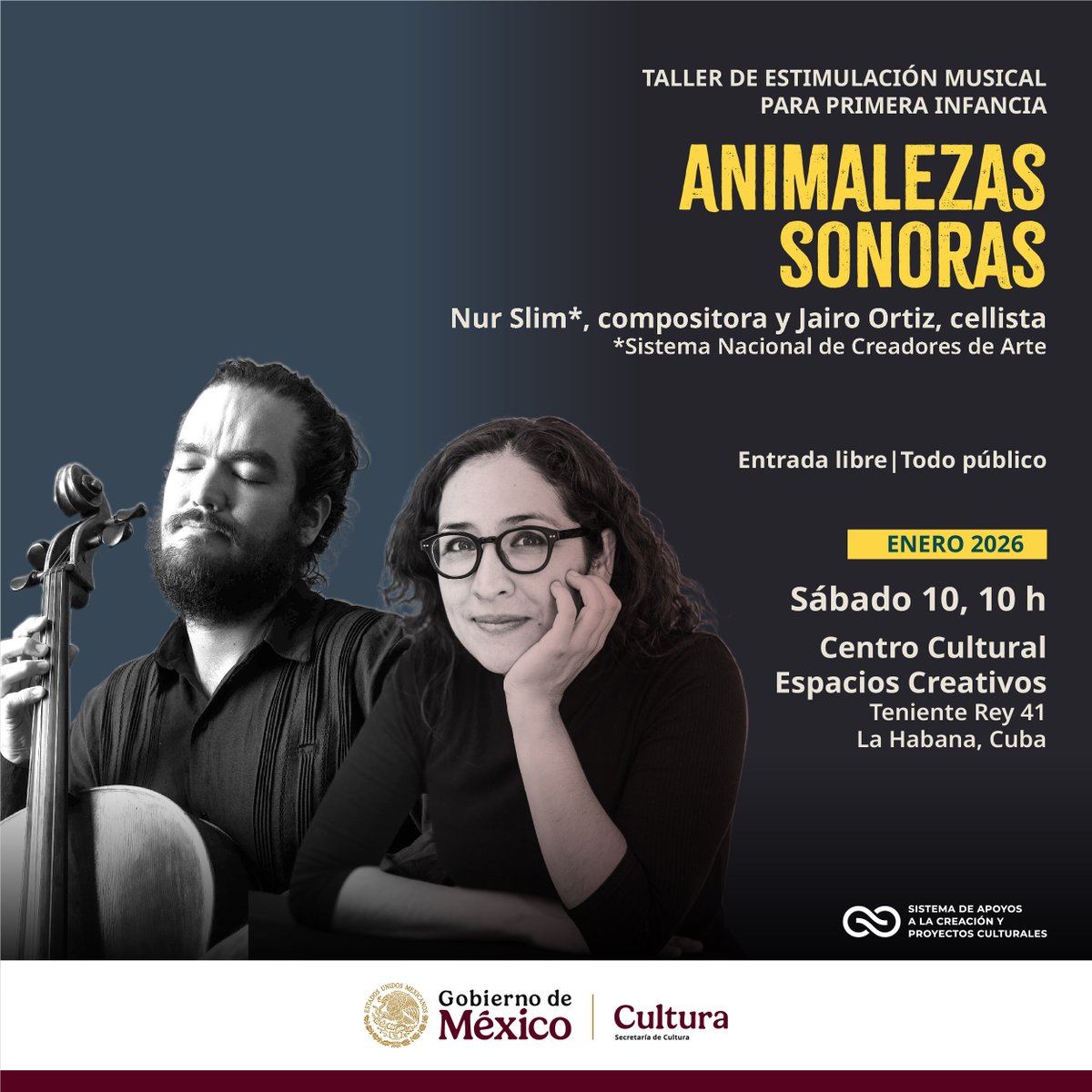 Sistema de Apoyos a la Creación tweet media