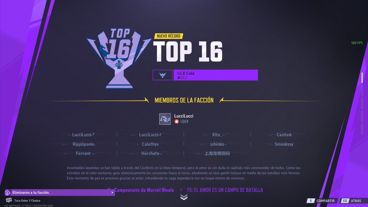 CastledG's tweet image. Top 9-12, puro latameño crakoso