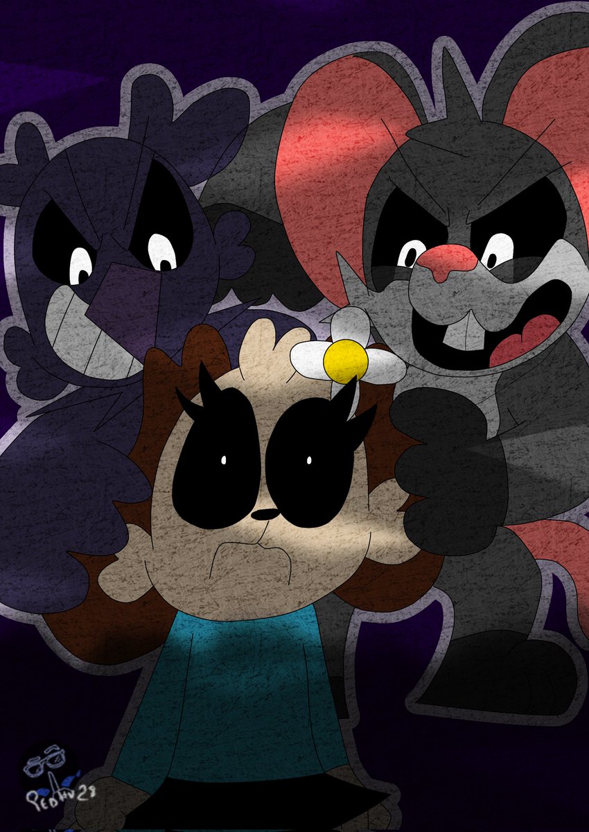 Art can be made in many forms...

Thank you both for the ideas, and don't worry about the others, I'll do them! 
<a href="/AliceSchwantes/">Alice Draws✏️🖌️</a> <a href="/AsviL05/">ᴀ ʟ ᴇ x (I need a moment alone, please...)</a> 

#SmilingCritters #NightmareCritters
#Cartoon #Doodle #Drawing #KickenChicken #HoppyHopscoth #Touille #Poe #SimonSmoke #PoppyPlaytime