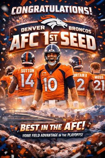 Over the last 10 years we've been dealt a lot of misery! More coaches than we would ever want. More starting QB's than we would ever want and today we get to celebrate the return of the Denver Broncos!!!
#BroncosCountry It's a celebration and time to be grateful!