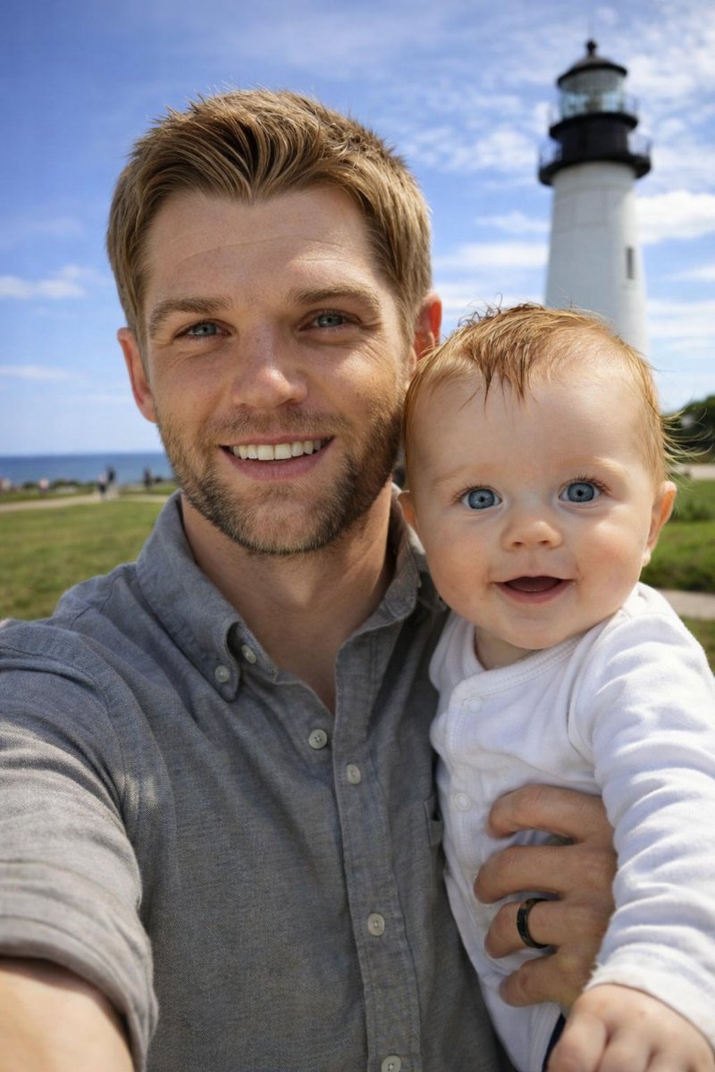 Father and son time with Ryan