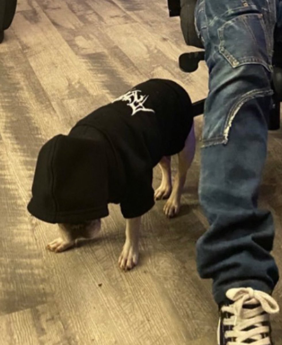 catalogging's tweet image. Ken Carson in his Teen X Actual Hate Hoodie