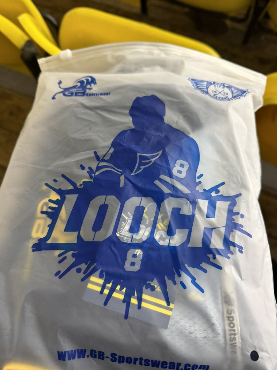 billkmc's tweet photo. @GB_Sportswear @FifeFlyers Got my #LOOCH shirt last night https://t.co/IpTuFWr95X