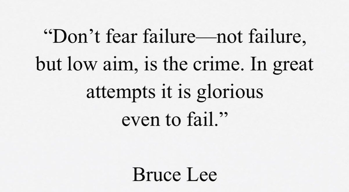 In great attempts, it is glorious even to fail.