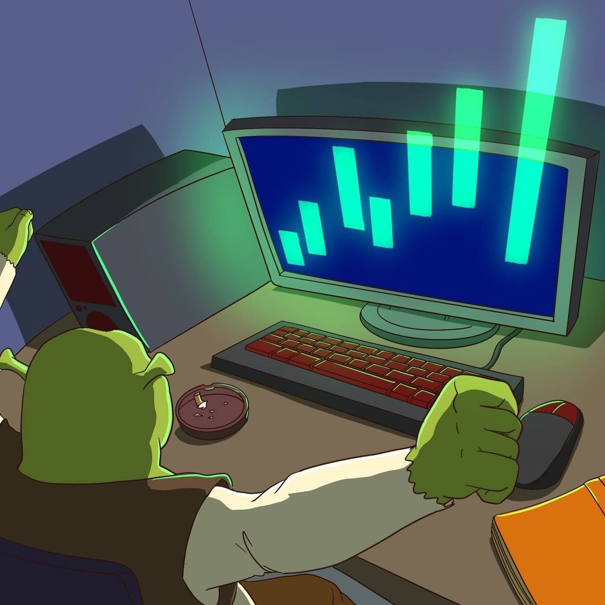 DaCryptoPirates's tweet image. ETH memes are finally stretching.

$SHREK = internet history + ETH liquidity + normie reach.

Big push on TikTok + IG, real meme distribution outside CT.
That’s how narratives actually travel.
 
Launching this Wednesday, 6PM UTC on ETH.

Originals always hit different.

X:…