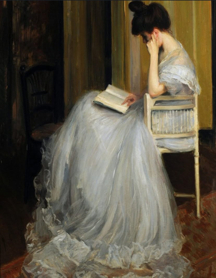 Adr1a2a's tweet image. “The Reader”, c.1890-1900
Jacques-Émile Blanche
French artist 
(1861-1942)