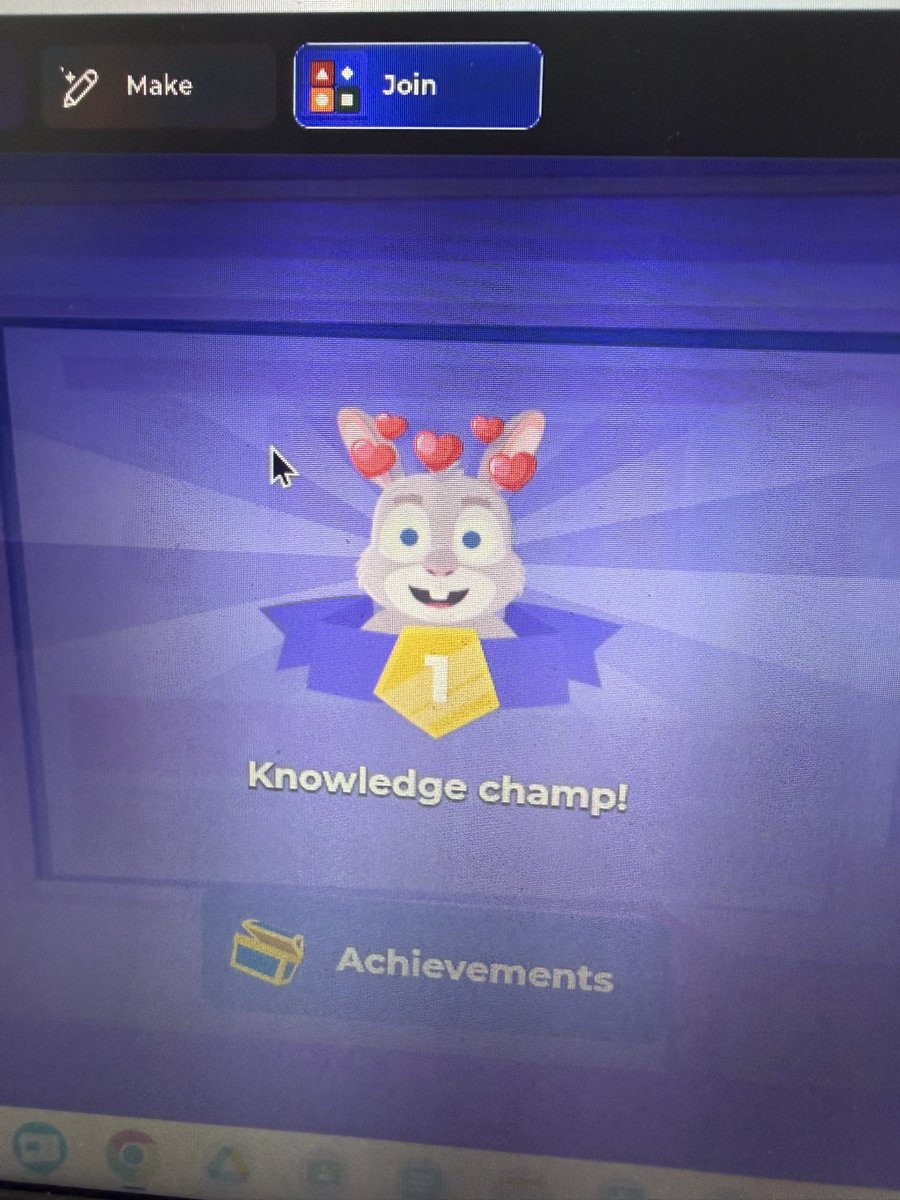 I won the French/Francophone facts kahoot 😎