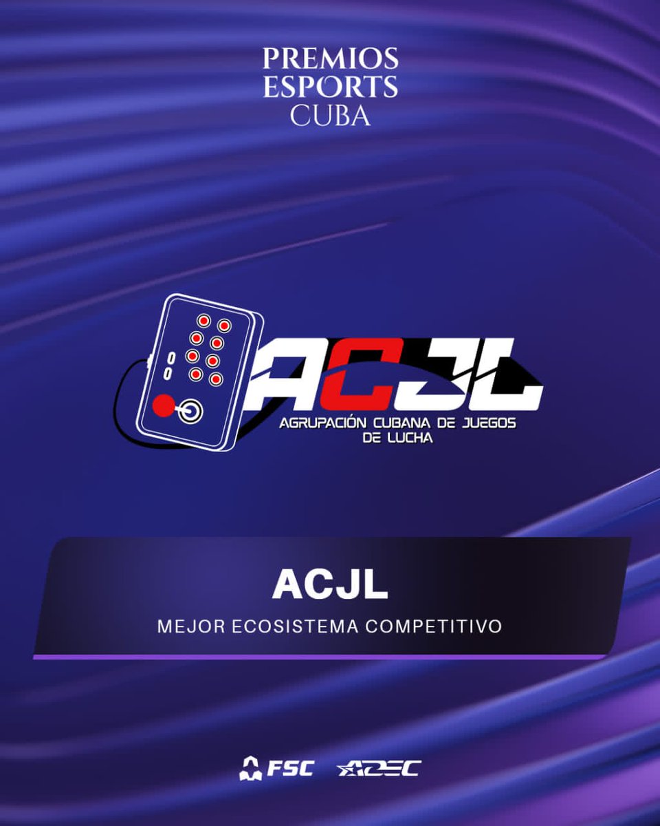 fgc_cuba's tweet photo. Grandes noticias para empezar este año.

La Agrupación Cubana de Juegos de Lucha fue nominada, y ganadora del premio a mejor ecosistema competitivo por los Premios eSports Cuba, organizados por la @adec_eSports y FSC https://t.co/YmQfIRqk6X