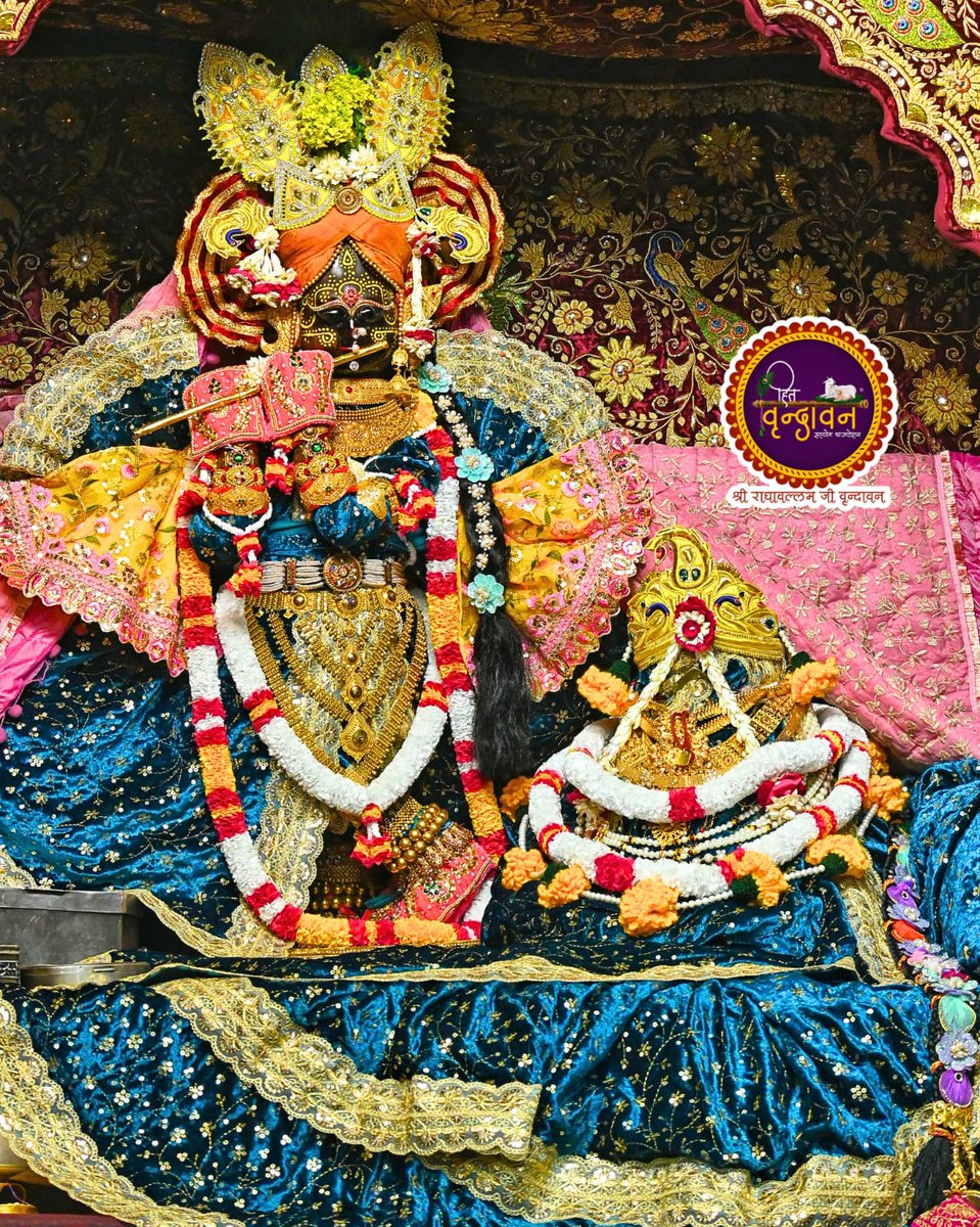 ShriVrindavan_'s tweet photo. प्राणवल्लभ मेरे श्री राधावल्लभ 🥰🧿❤️🙏 https://t.co/8CqmR4pplY