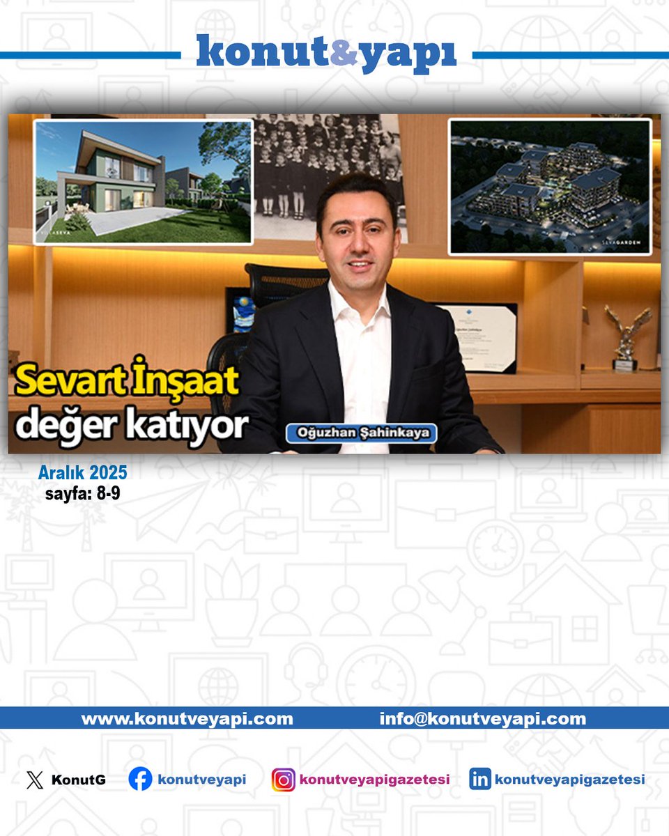 📌2007 yılında yenilikçi tasarım ve teknolojiyi bir araya getirme vizyonuyla kurulan Sevart İnşaat, bugün Seva Holding çatısı altında Bursa ve çeşitli şehirlerde nitelikli konut, rezidans ve villa projelerine imza atan güçlü bir marka konumunda. 
Detaylar profildeki linkte...