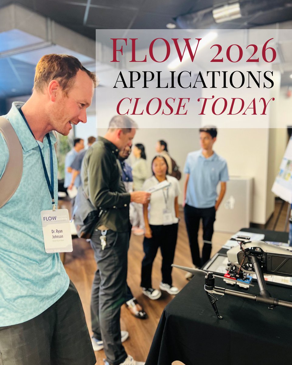 AlabamaWater's tweet image. Applications close tonight for FLOW Academy 2026! This is your last chance to spend a summer building water monitoring technology alongside UA and @USGS scientists. 🎥 Hear from students and apply: ciroh.ua.edu/education-and-… #FLOWAcademy #ApplyToday #WaterScience/