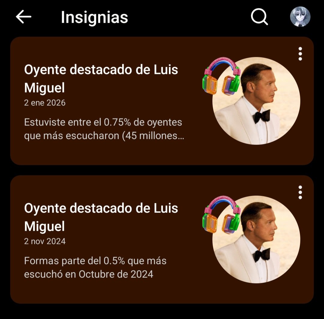 Literalmente los únicos logros del canal.