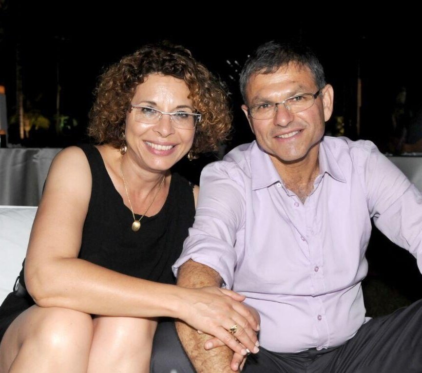 Marcel and Dror Kapalon, beloved parents and grandparents, were abducted from their home in Kibbutz Be'eri by Hamas terrorists.

The helpless couple was dragged to the border of Gaza, in their pajamas, barefoot, where they were savagely murdered . 

Dror's cell phone was located