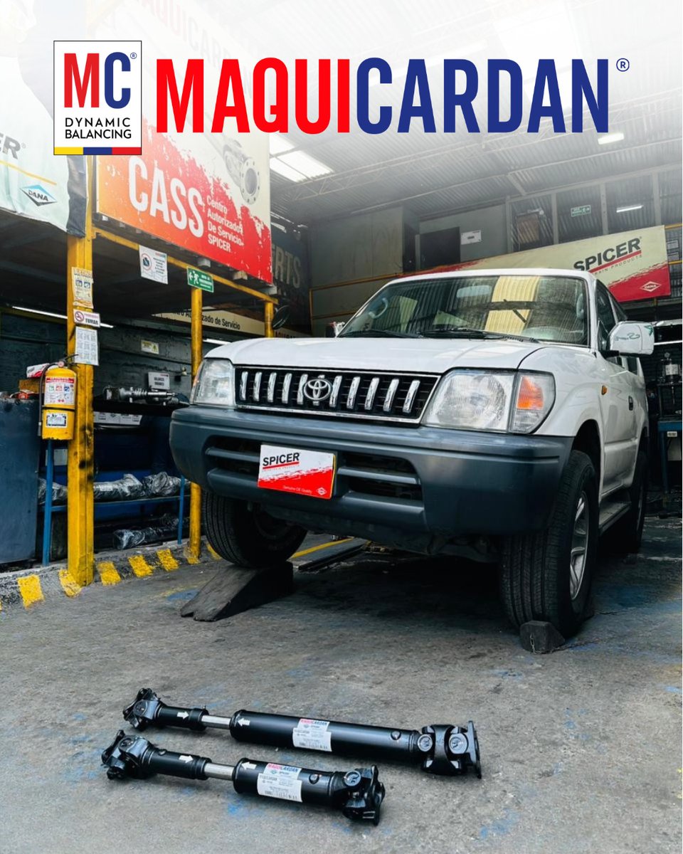 🔧🚙 Mantenimiento de equipo original para cardanes Toyota Sumo En  Maquicardan cuidamos el rendimiento y la seguridad de tu vehículo con  balanceo dinámico de alta precisión y crucetería de alta calidad,  garantizando